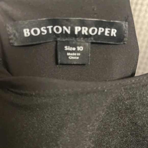 Boston Proper Asymmetrical Ruffle Tiered Maxi Dress Size 10 - Picture 3 of 4